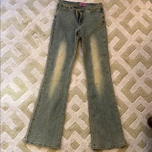 Edikted Maris Low Rise No Waist Jeans - Small
